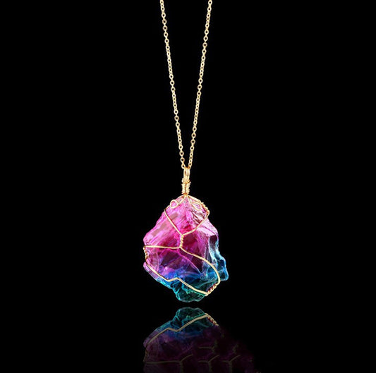 Rainbow Crystal Pendant “Seven Soul Stone” – Wearable Energy.