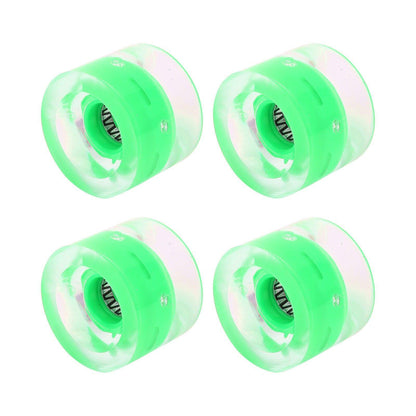 Wheel 78A 60x45mm HighElastic Skateboard Flash Wheel PU Filling for Longboard Cruiser Board(Green )
