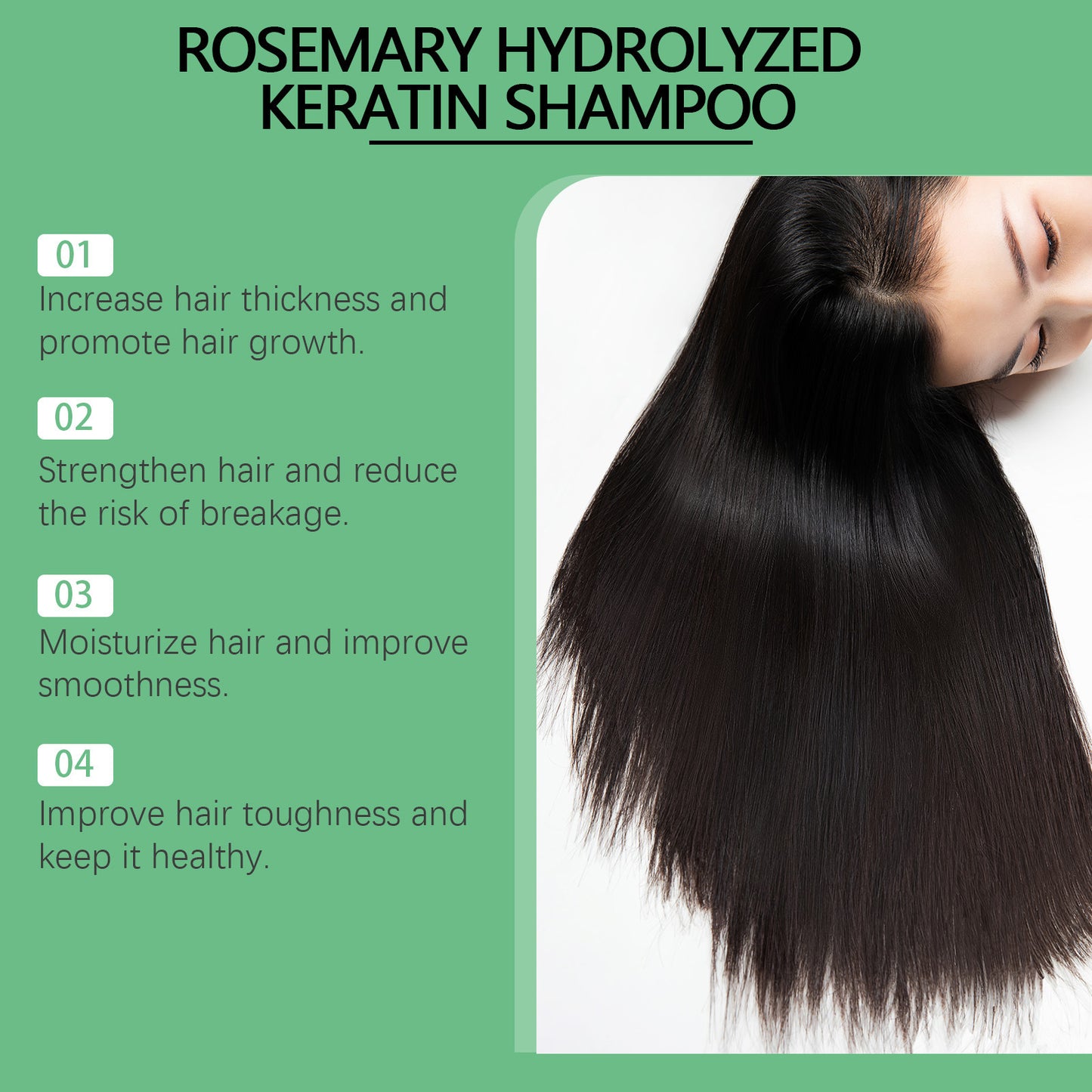 Hoegoa™ Herbal Essence Shampoo – Rosemary-Infused Growth & Control
