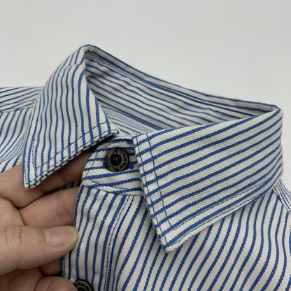 Letter Long Sleeve Loose Boys Summer Trendy All-match Casual DressShirt